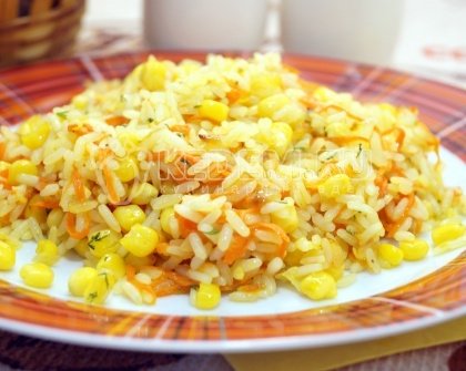 Рис с кукурузой