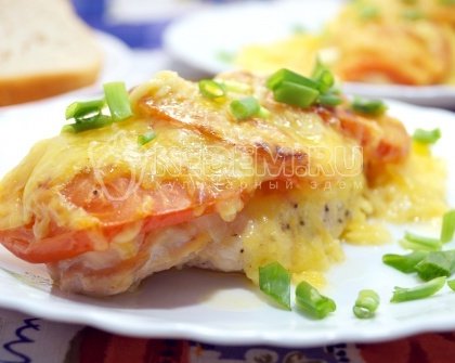 Куриное филе с помидорами и сыром «София»