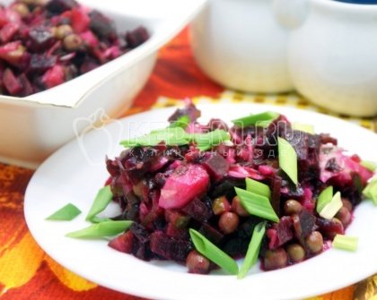 Винегрет с морской капустой