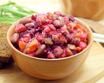 Винегрет классический с фасолью