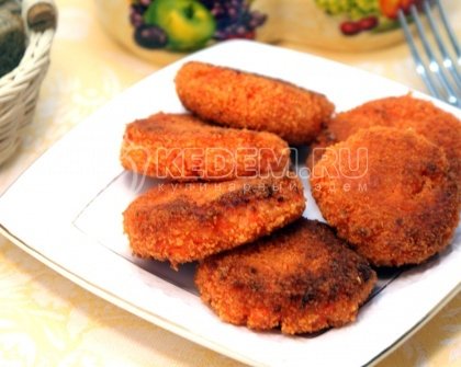 Морковные котлеты