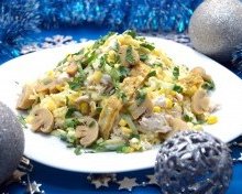 Салаты с курицей